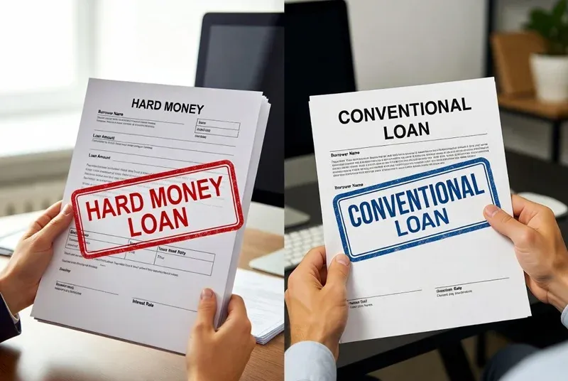 hard money vs conventional loan 